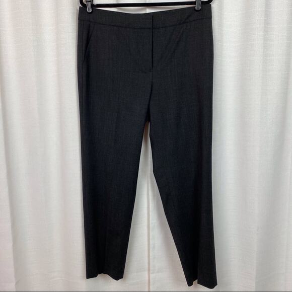 St.John Gray Black Wool Emma Trousers Sz.12 - Picture 4 of 13